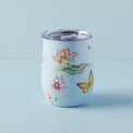 Butterfly Meadow Light Blue Stainless Steel Wine Tumbler