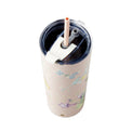 Butterfly Meadow Pink Stainless Steel Tumbler With Straw