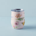 Butterfly Meadow Pink Stainless Steel Wine Tumbler