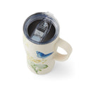 Butterfly Meadow Yellow Flowers Stainless Steel Car Coffee Mug
