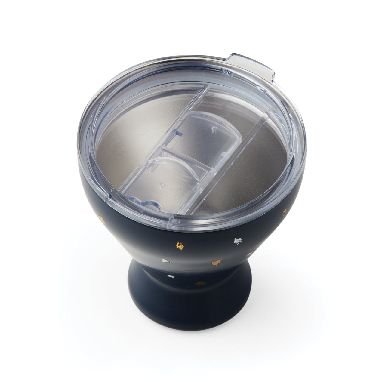 Blue Bay Dot Pattern Stainless Steel Cocktail Tumbler