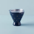 Blue Bay Dot Pattern Stainless Steel Cocktail Tumbler
