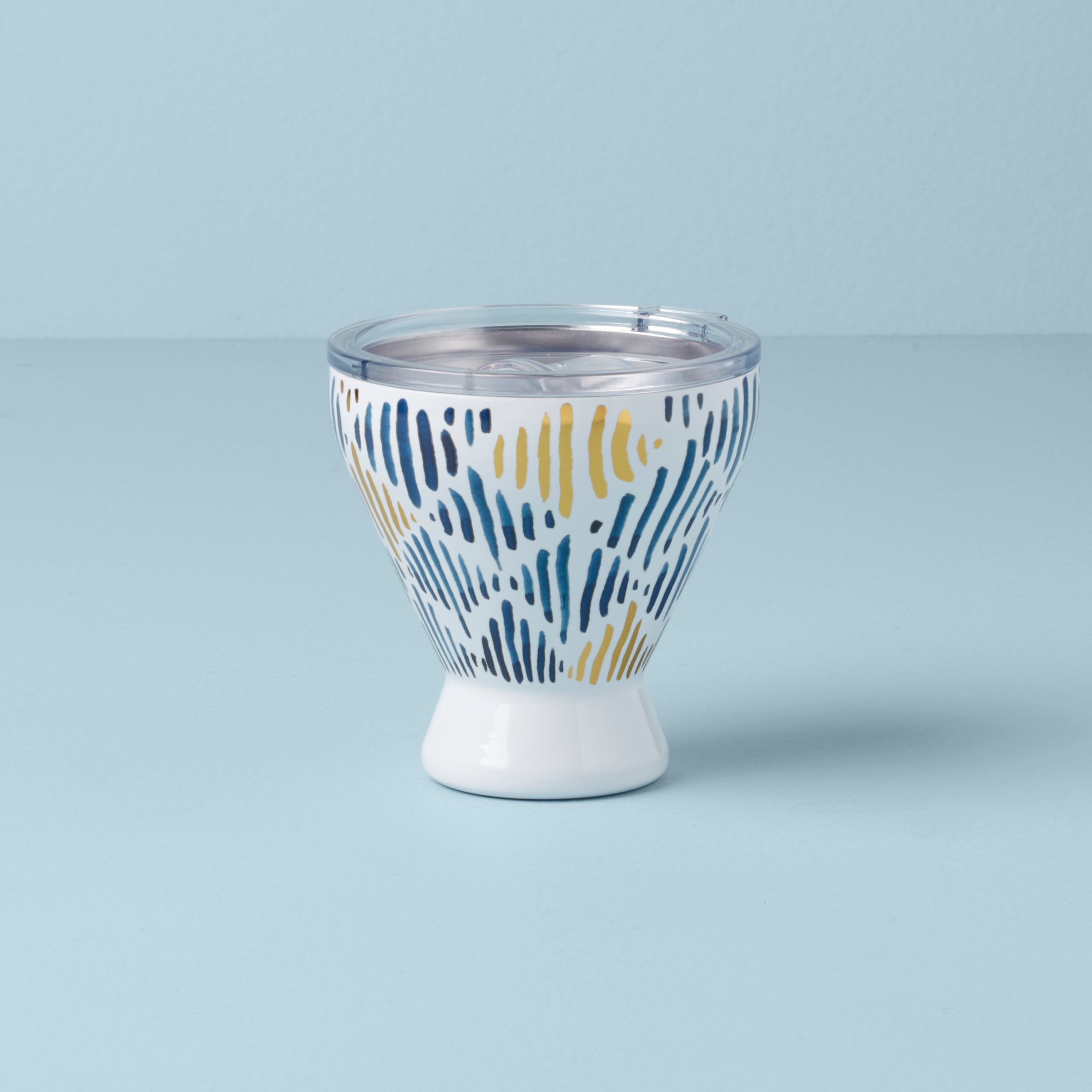Blue Bay Ikat Stainless Steel Cocktail Tumbler – Lenox Corporation