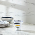 Blue Bay Stripe Pattern Stainless Steel Cocktail Tumbler