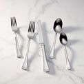 Portola 65-Piece Flatware Set, Service for 12 with Serving Set
